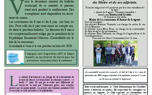 Bulletins municipaux 2020