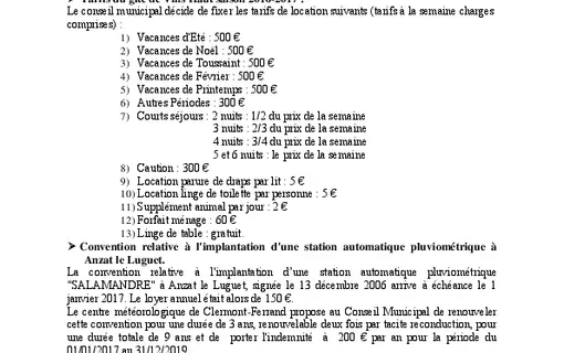 Bulletins Municipaux 2016